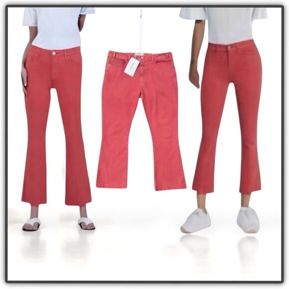 NWT Frame Denim Le Crop Mini Boot Jeans - Picture 16 of 16